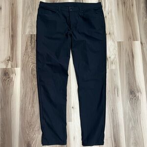 Lululemon ABC Slim Fit Pant Warpstreme Black Mens Size 36x34 Pants Tall